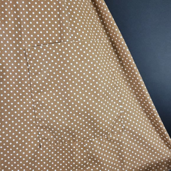 ❗️SOLD❗️70s Polka Dot Floral Patchwork Pinafore Dress - Picture 7 of 15